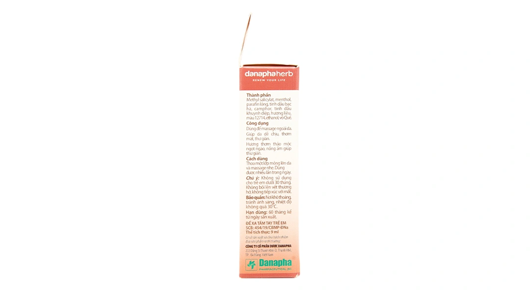 Dầu xoa bi lăn thảo mộc Cinamy giữ ấm cơ thể chai 9ml - 1