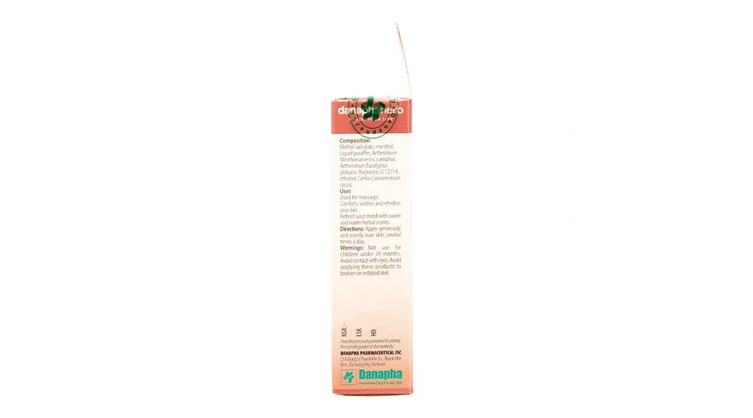 Dầu xoa bi lăn thảo mộc Cinamy giữ ấm cơ thể chai 9ml - 2