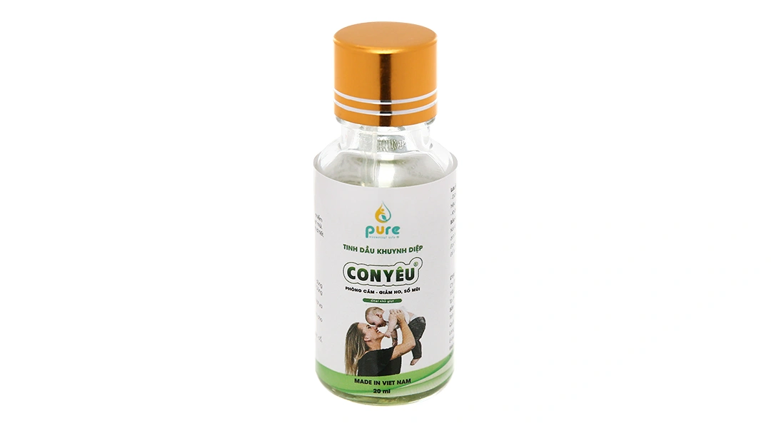 Tinh dầu khuynh diệp Con Yêu giữ ấm, giảm ho do cảm lạnh chai 20ml - 6