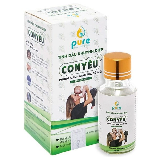 Tinh dầu khuynh diệp Con Yêu giữ ấm, giảm ho do cảm lạnh