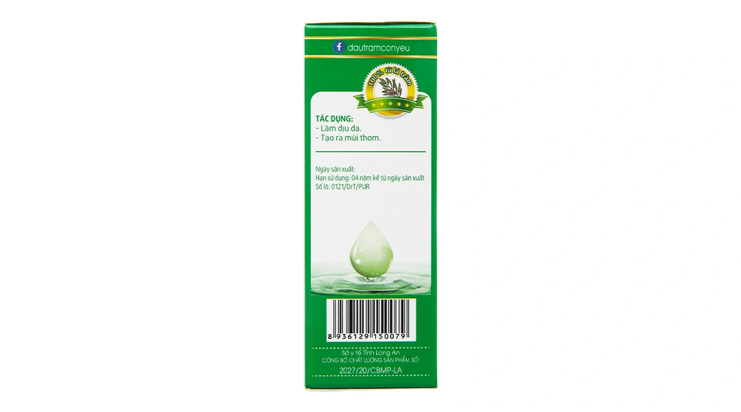 Tinh dầu tràm Dr. Tràm giữ ấm, dịu vết côn trùng cắn chai 20ml - 6