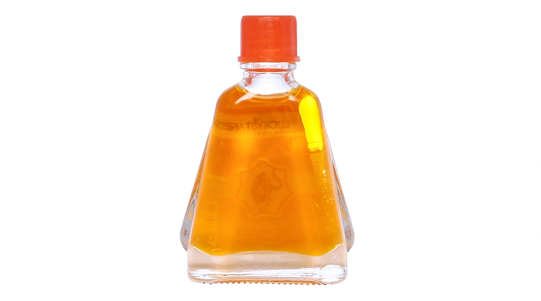 Dầu gió đỏ LuckyStar dùng giữ ấm cơ thể và xoa bóp chai 7ml - 5