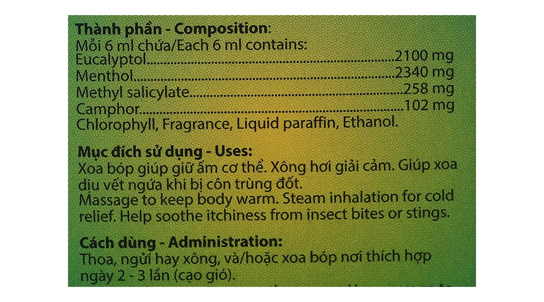 Dầu gió Kim Agi giữ ấm, dịu vết ngứa chai 6ml - 4