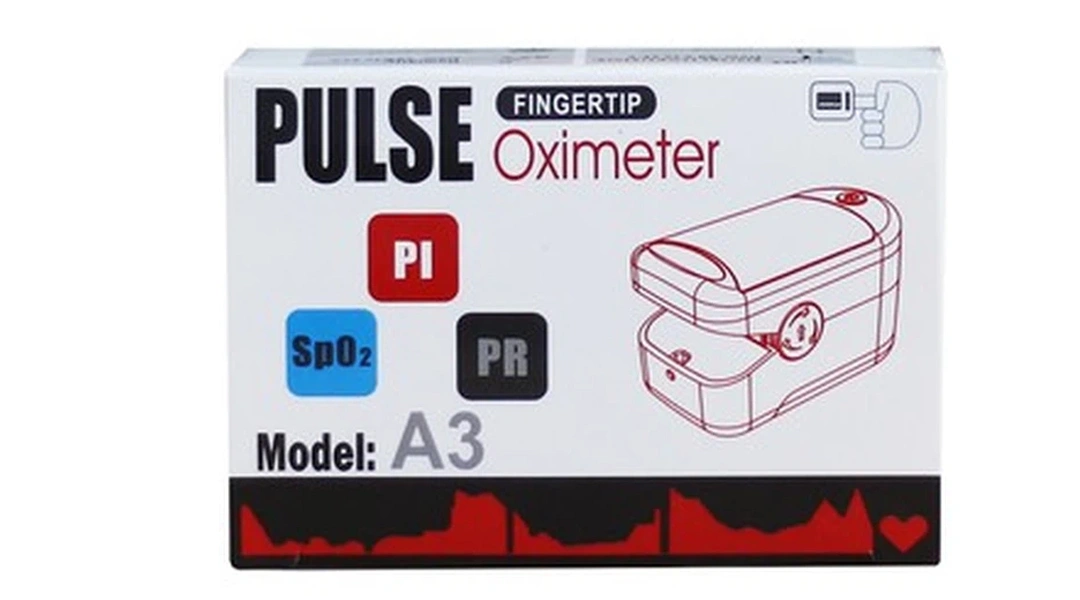 Máy đo nồng độ oxy trong máu SPO2 Fingertip Pulse Oximeter A3 - 2