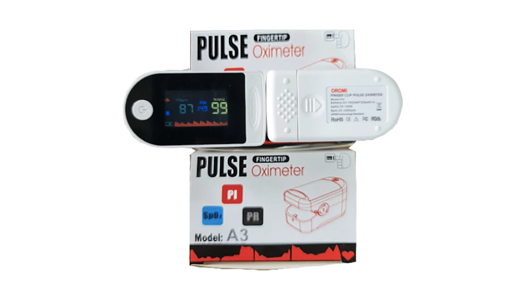 Máy đo nồng độ oxy trong máu SPO2 Fingertip Pulse Oximeter A3 - 8