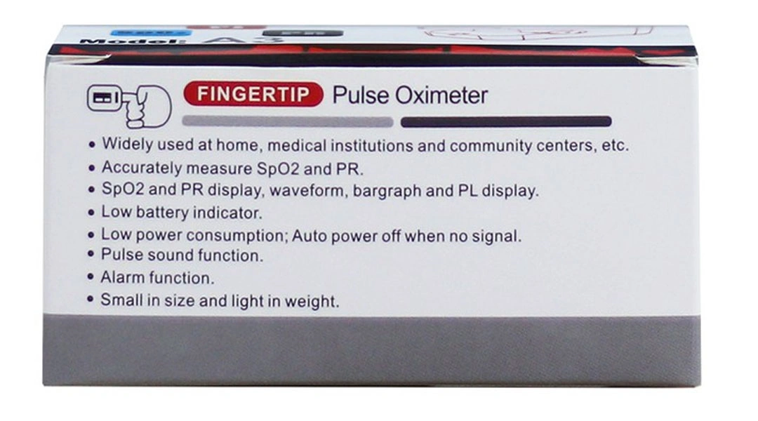 Máy đo nồng độ oxy trong máu SPO2 Fingertip Pulse Oximeter A3 - 4