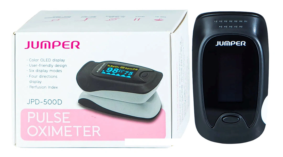 Máy đo nồng độ oxy trong máu SPO2 Jumper JPD-500D (Oled) - 