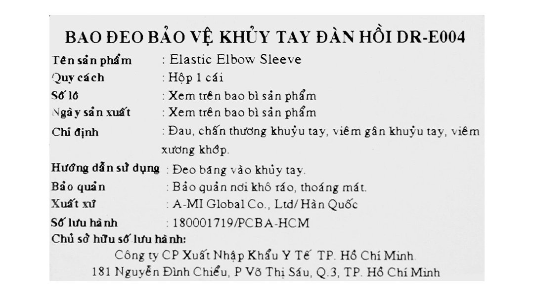 Bao đeo khuỷu tay Dr. Med DR-E004 size S - 8