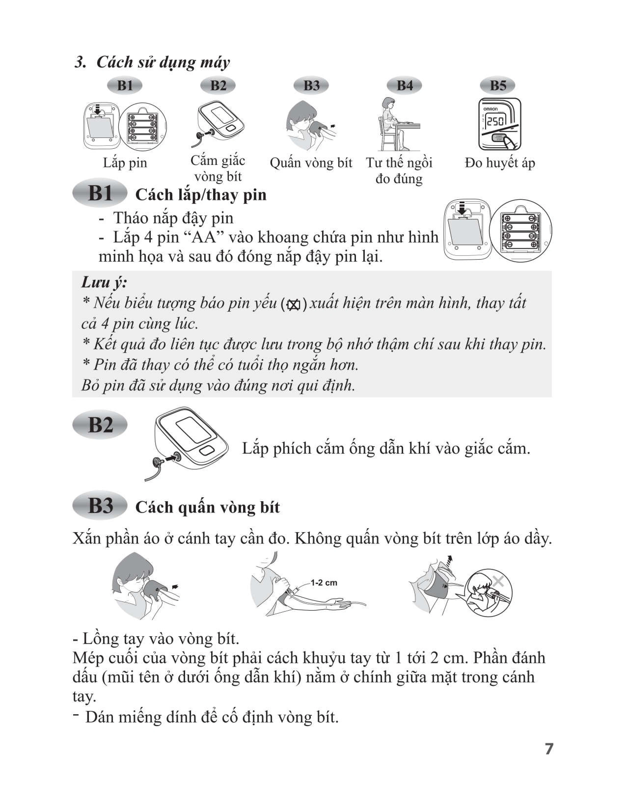 Máy đo huyết áp bắp tay Omron HEM-8712 - 19