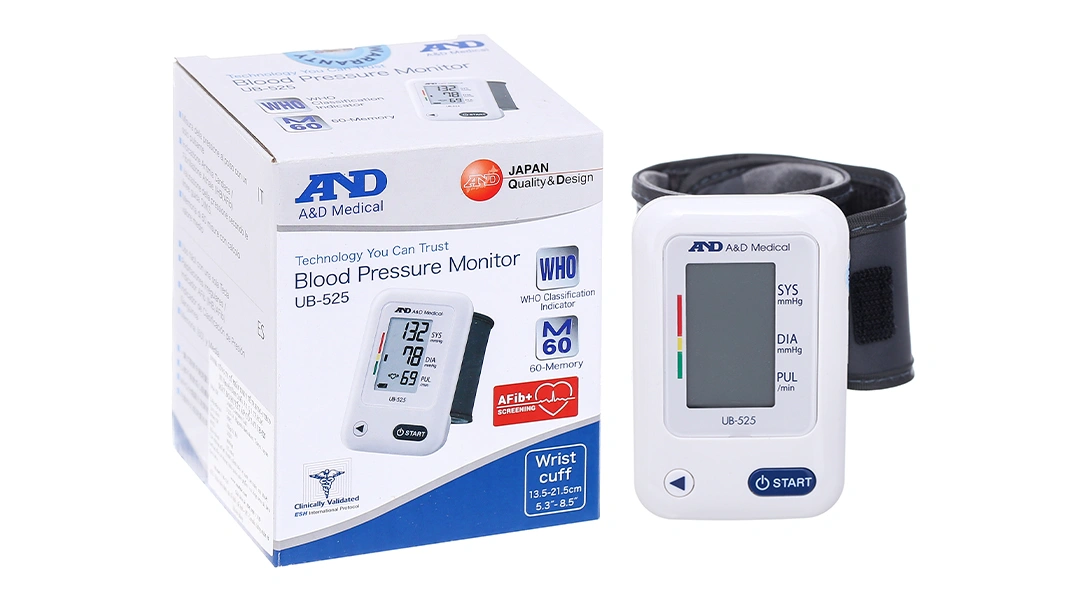 Máy đo huyết áp cổ tay AND UB-525 - 
