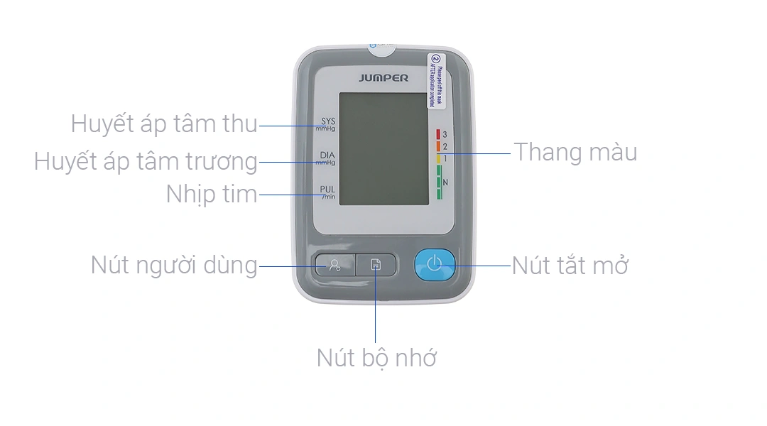 Máy đo huyết áp bắp tay Jumper JPD-HA300 - 2