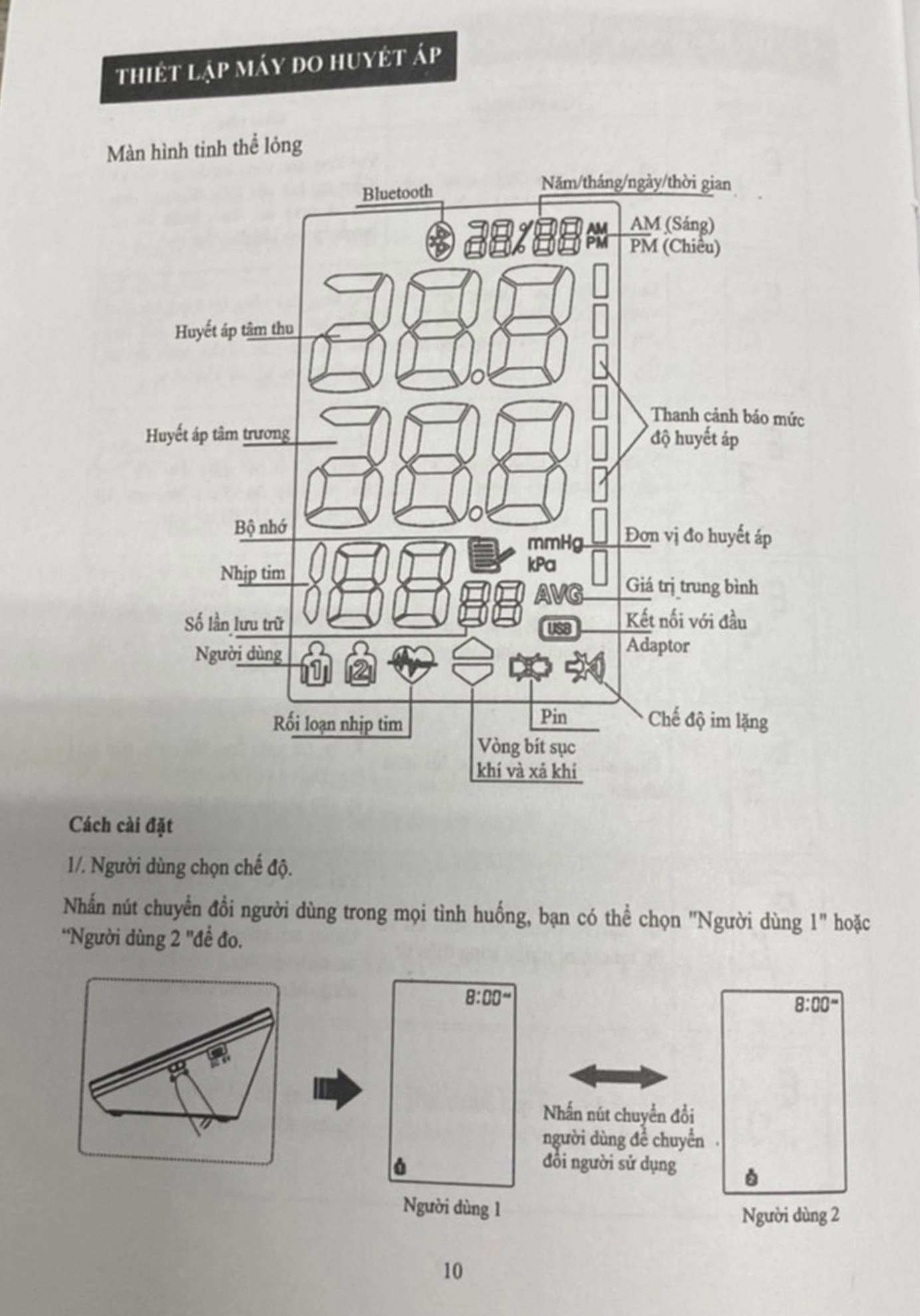Máy đo huyết áp bắp tay Kachi BLS-2009A - 21