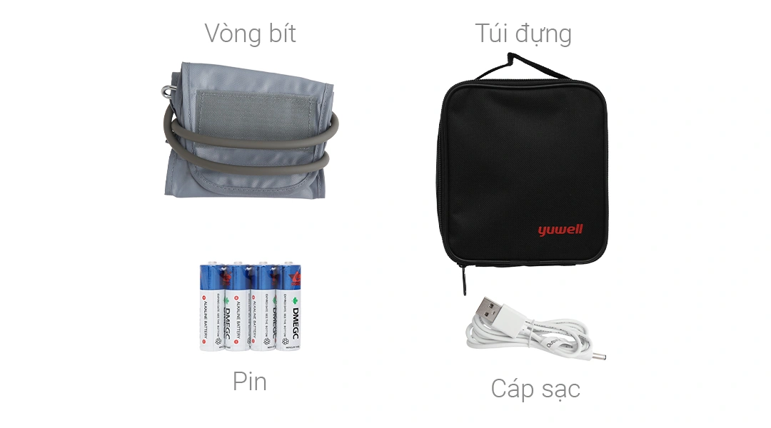 Máy đo huyết áp bắp tay Yuwell YE660B - 6