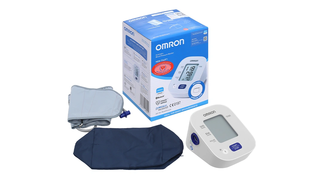 Máy đo huyết áp bắp tay Omron HEM-7143T1 - 