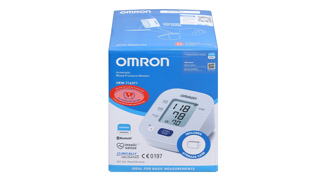 Máy đo huyết áp bắp tay Omron HEM-7143T1 - 7