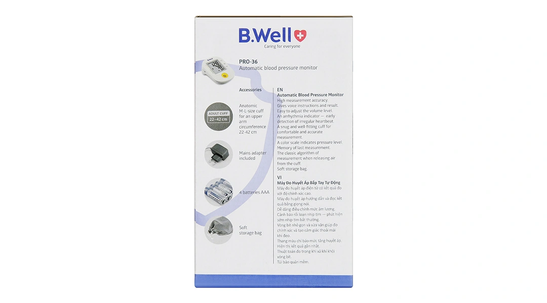Máy đo huyết áp bắp tay B.Well PRO-36 - 10