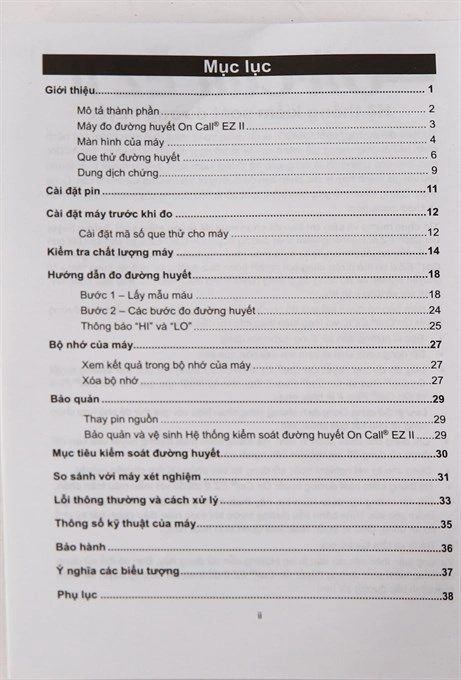 Máy đo đường huyết On Call EZ II (tặng kèm 25 que thử) - 28