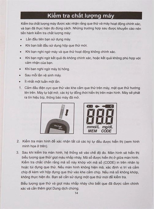 Máy đo đường huyết On Call EZ II (tặng kèm 25 que thử) - 56