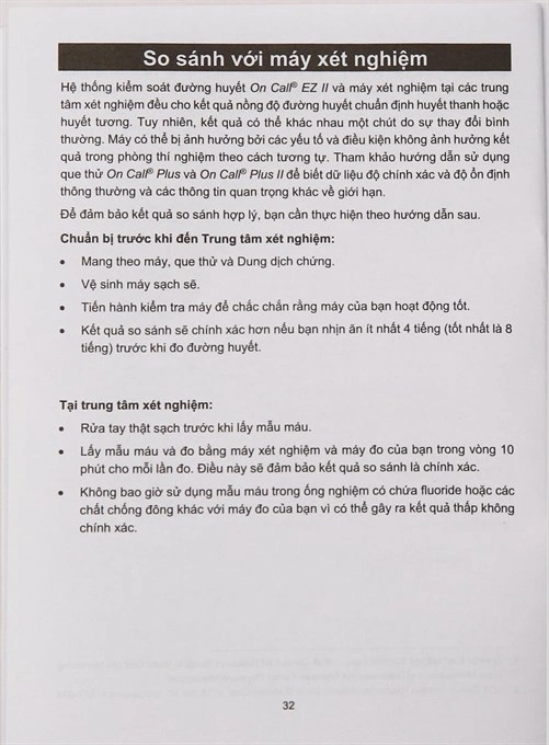 Máy đo đường huyết On Call EZ II (tặng kèm 25 que thử) - 92