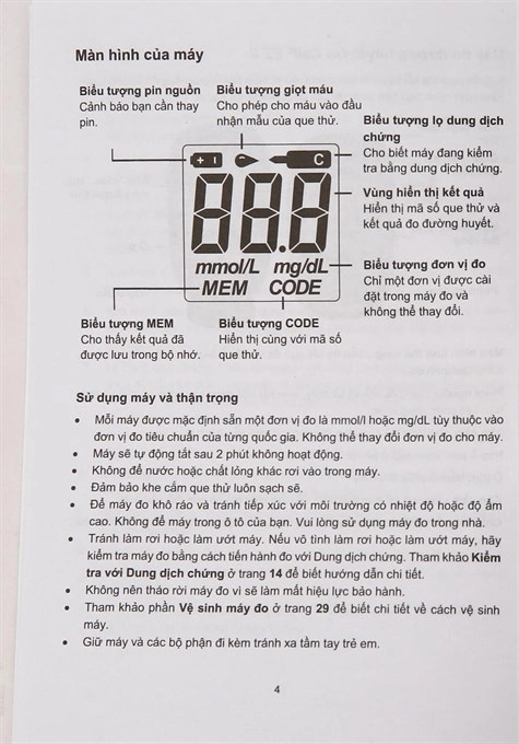 Máy đo đường huyết On Call EZ II (tặng kèm 25 que thử) - 36