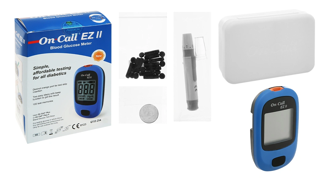 Máy đo đường huyết On Call EZ II (tặng kèm 25 que thử) - 
