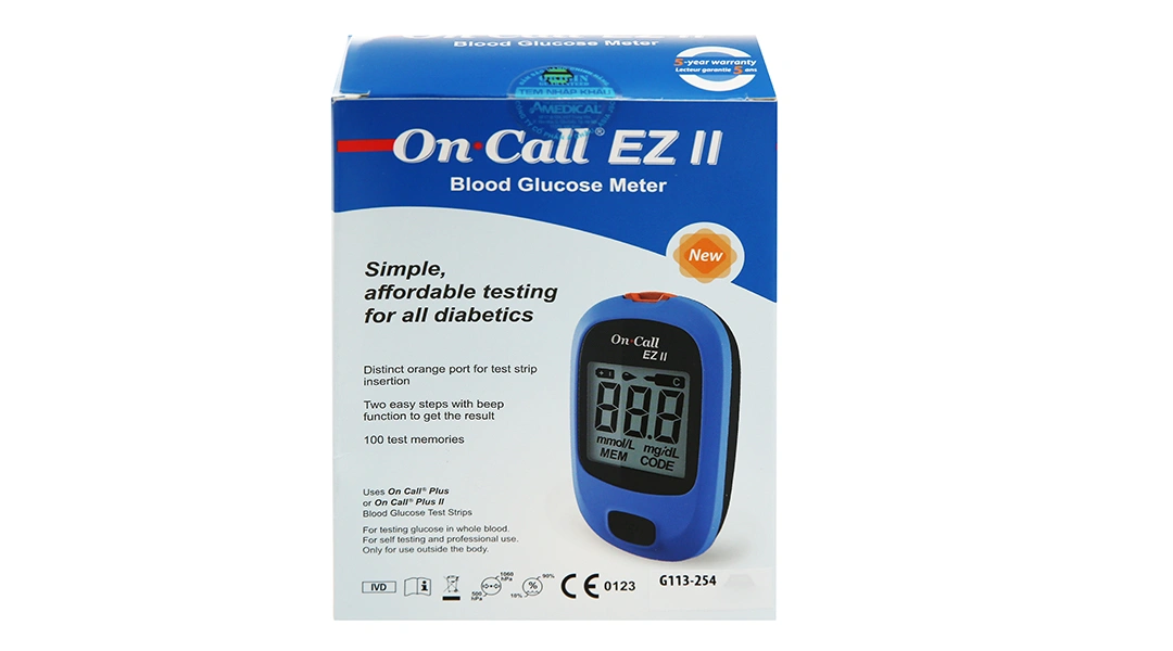 Máy đo đường huyết On Call EZ II (tặng kèm 25 que thử) - 2