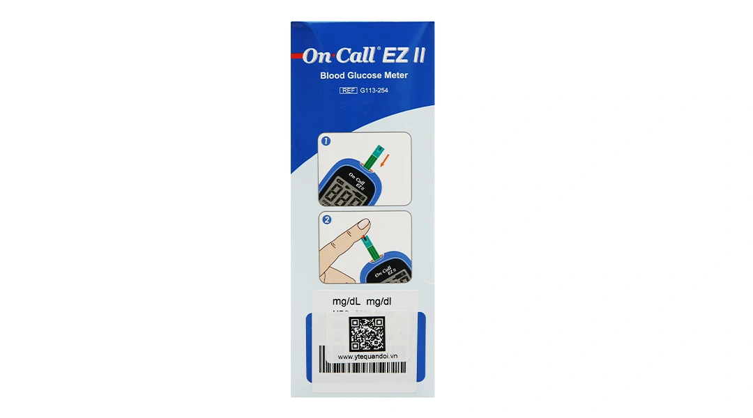 Máy đo đường huyết On Call EZ II (tặng kèm 25 que thử) - 8
