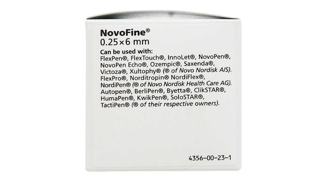 Đầu kim Novofine 31G (0,25 x 6mm) dùng cho bút tiêm của Novo Nordisk - 6