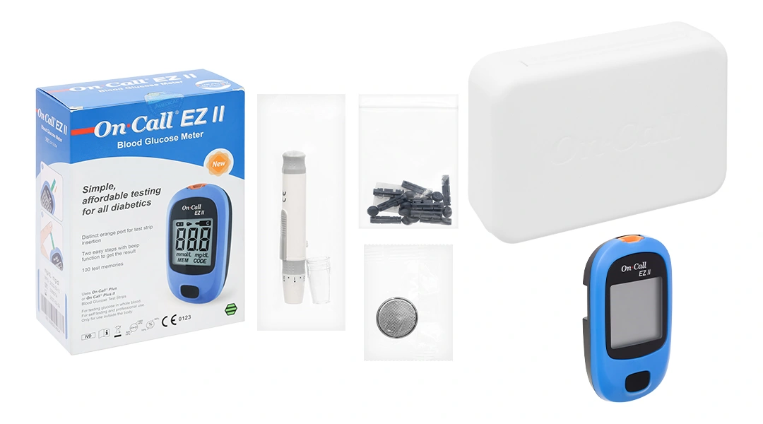 Máy đo đường huyết On Call EZ II (không tặng kèm que thử đường huyết) - 