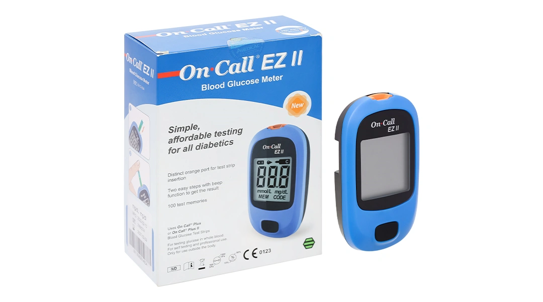 Máy đo đường huyết On Call EZ II (không tặng kèm que thử đường huyết) - 1