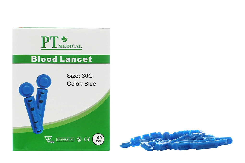 Kim lấy máu PT Medical Blood Lancets hộp 100 cái - 