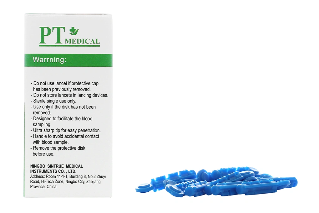 Kim lấy máu PT Medical Blood Lancets hộp 100 cái - 2