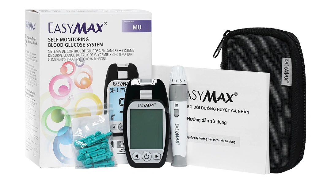 Máy đo đường huyết EasyMax MU (mg/dl) - 