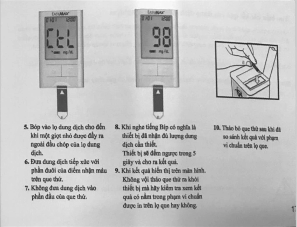 Máy đo đường huyết EasyMax Mini - 26