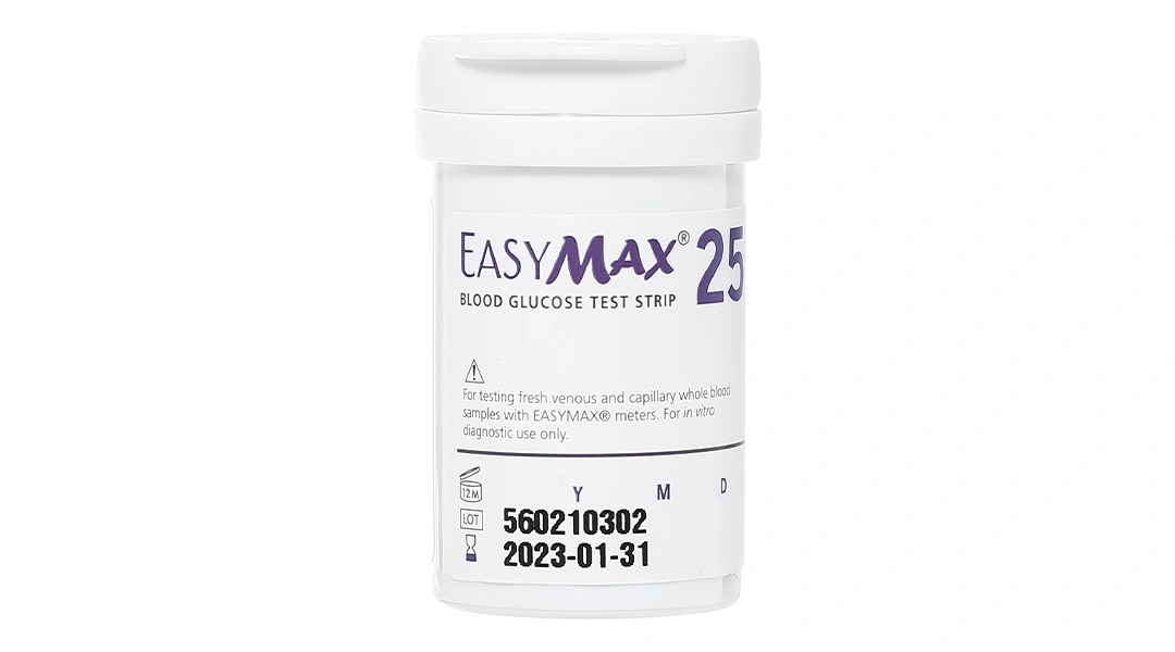 Que thử đường huyết EasyMax hộp 25 que - 5