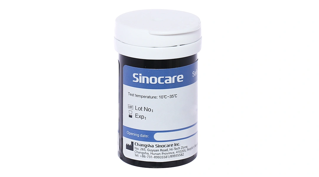 Que thử đường huyết Sinocare hộp 50 que - 6