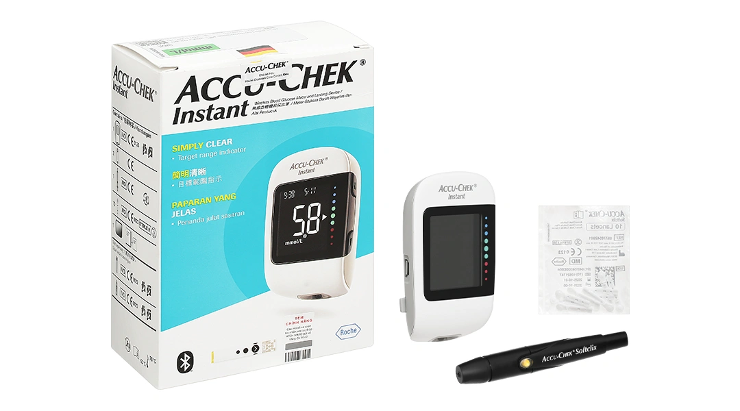 Máy đo đường huyết Accu-Chek Instant - 1