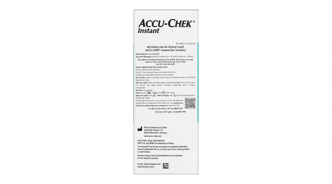 Máy đo đường huyết Accu-Chek Instant - 5