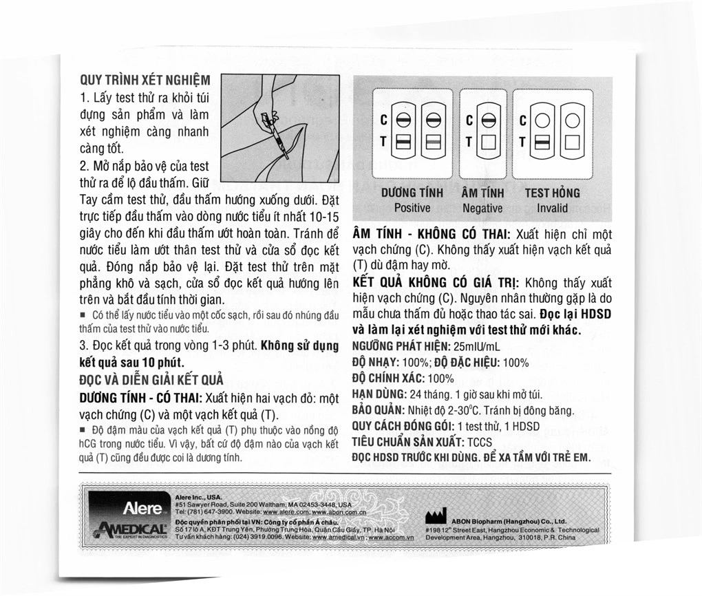 Bút thử thai Biocheck Early Detection hCG Pregnancy Rapid Test - 14