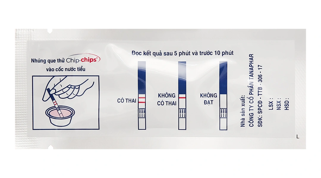 Que thử thai Chip-chips One-step Pregnancy Test - 5