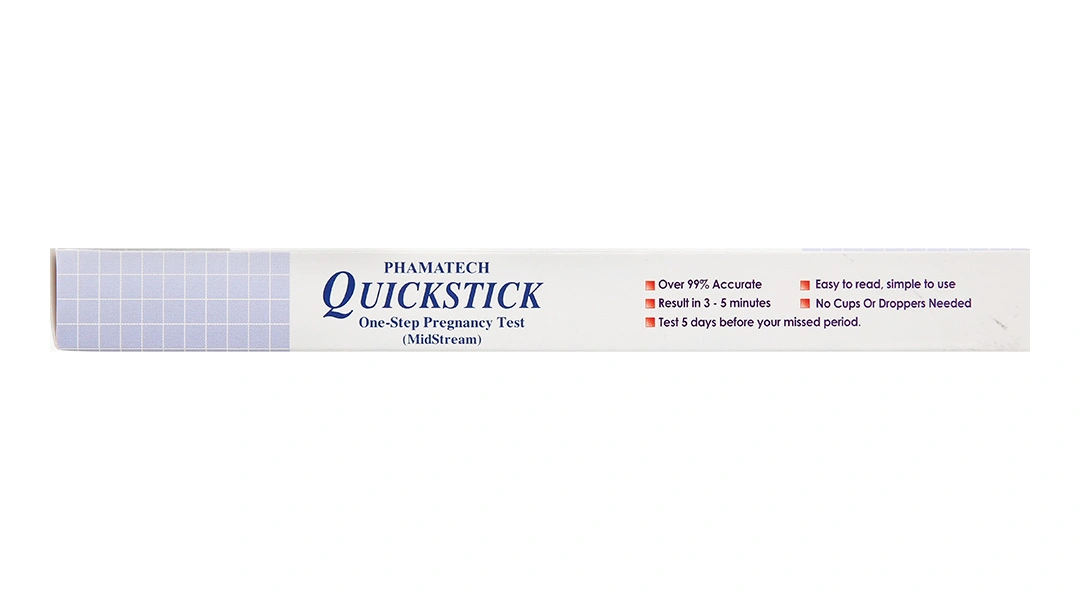 Bút thử thai nhanh Quickstick Midstream hộp 1 que - 3