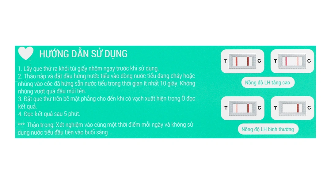 Que thử rụng trứng Safely Ovulation hộp 3 que thử - 6