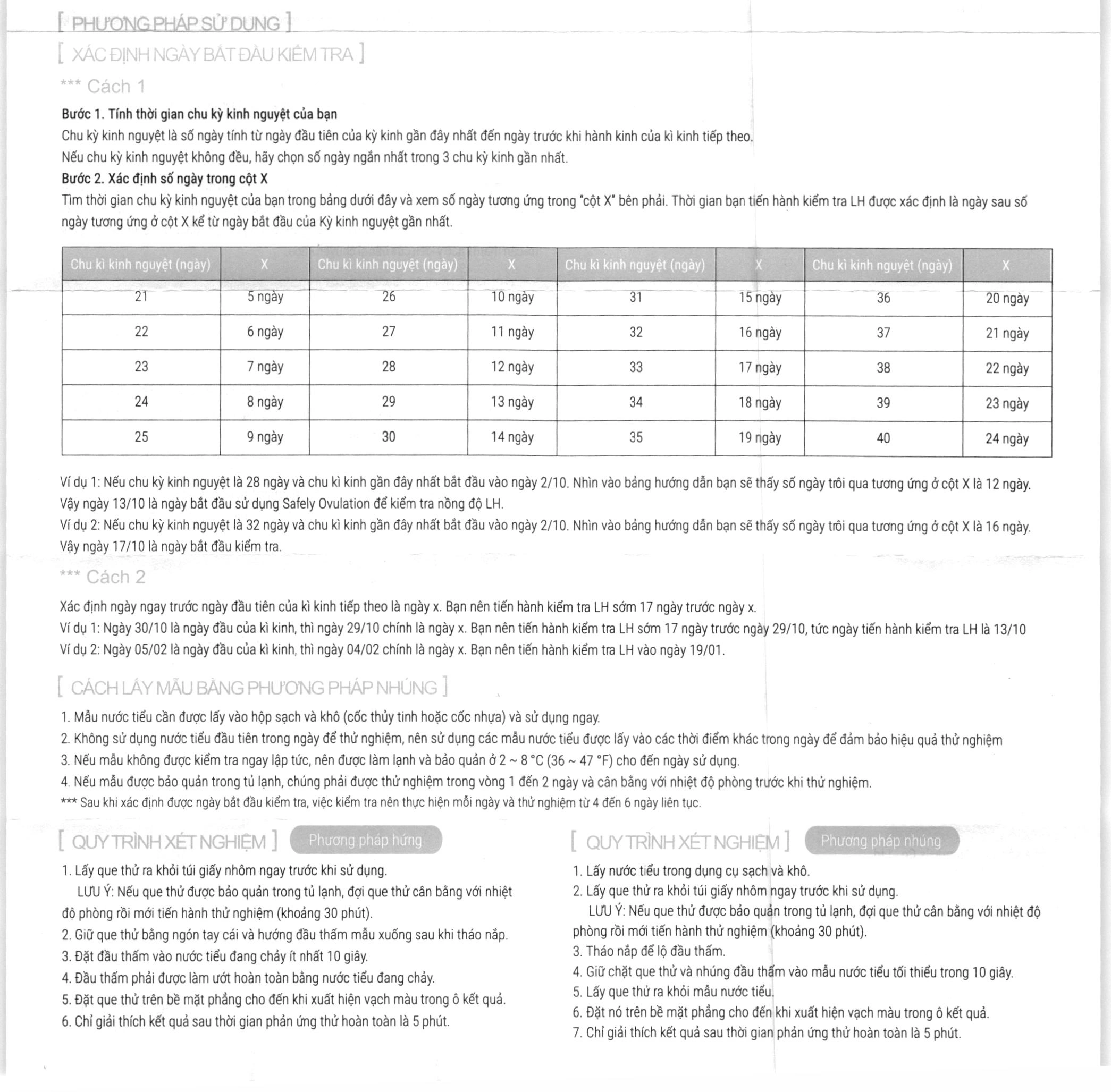 Que thử rụng trứng Safely Ovulation hộp 3 que thử - 13