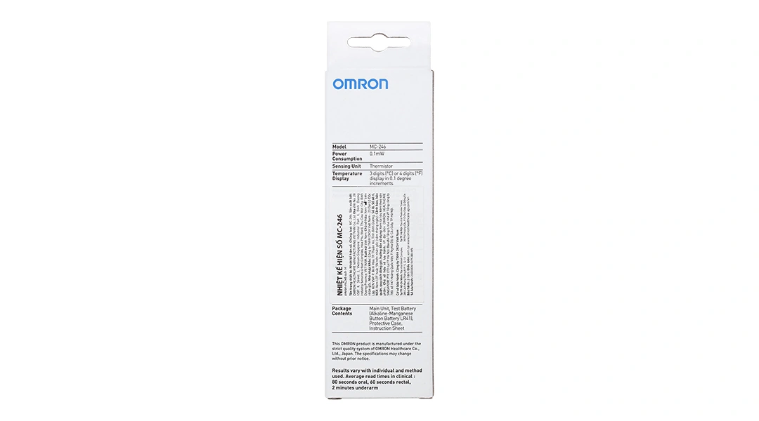 Nhiệt kế điện tử đo thân nhiệt Omron MC-246 - 6