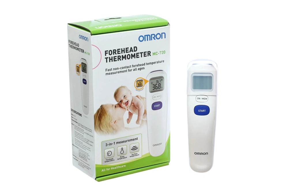 Nhiệt kế hồng ngoại đo trán Omron MC-720 - 