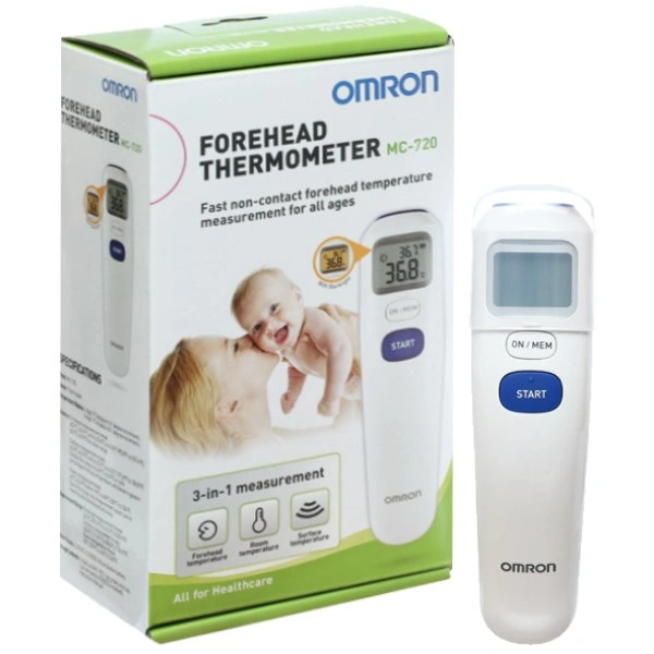 Nhiệt kế hồng ngoại đo trán Omron MC-720