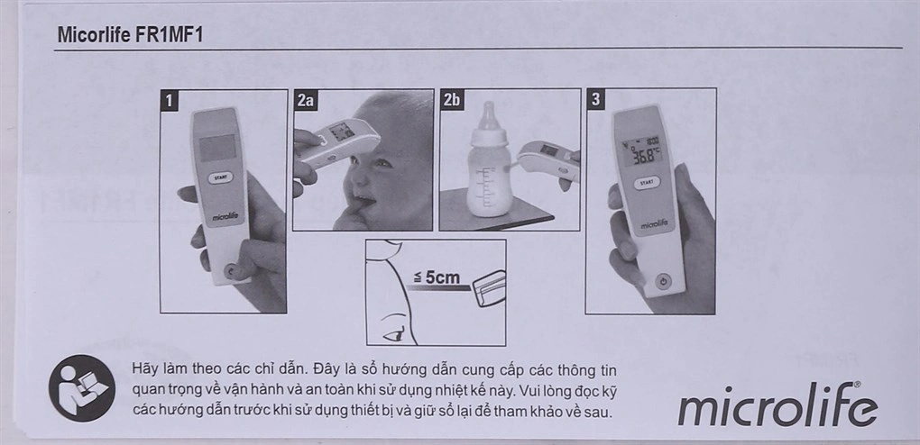 Nhiệt kế hồng ngoại đo trán Microlife FR1MF1 - 18