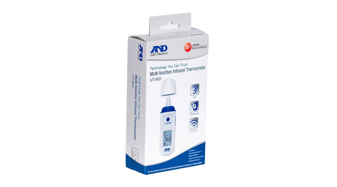 Nhiệt kế hồng ngoại đo trán, tai AND UT-801 - 