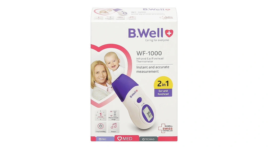Nhiệt kế hồng ngoại đo trán, tai B.Well WF-1000 - 6