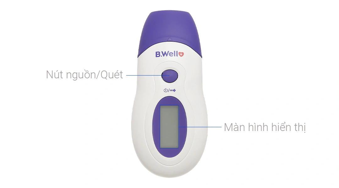 Nhiệt kế hồng ngoại đo trán, tai B.Well WF-1000 - 2